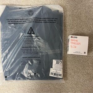 The Tortured Poets Department Black Jacket with Patches